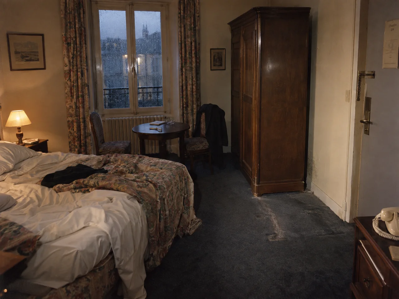 La Chambre 204 — décor réel du jeu