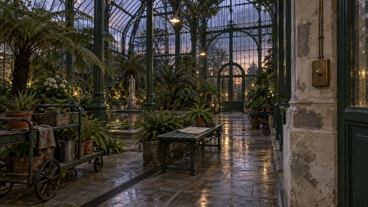 L’Herbier noir — décor réel du jeu