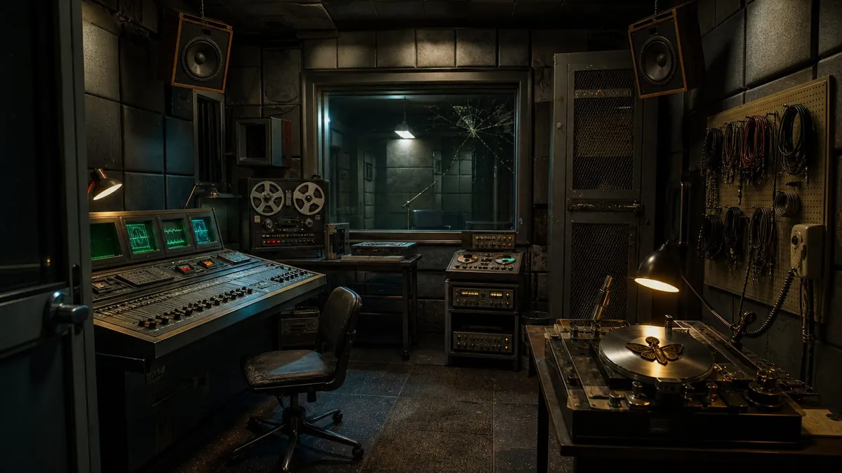 Le laboratoire acoustique — décor réel du jeu Orphée