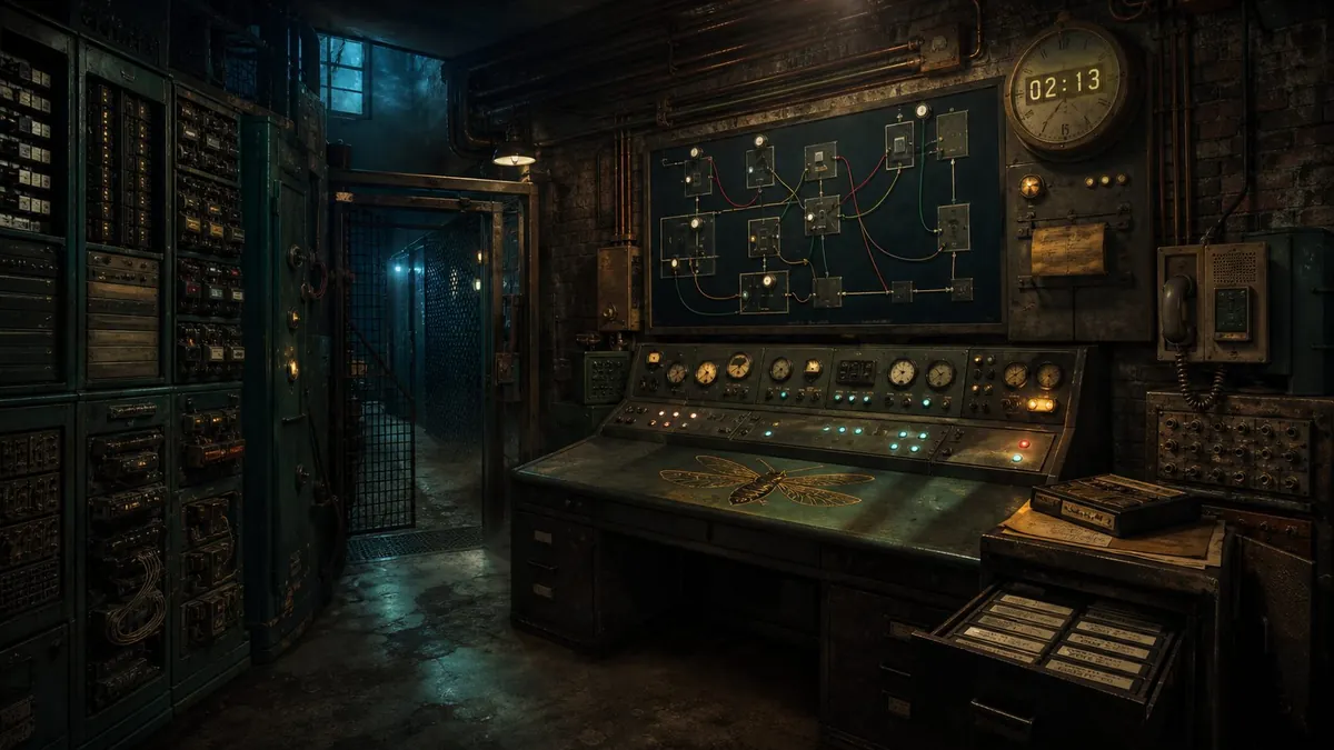 La Centrale des Veilles — décor réel du jeu Orphée
