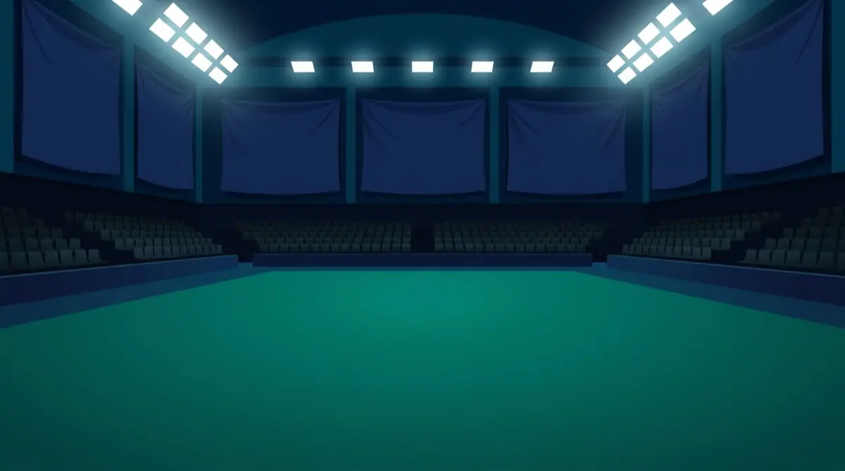 Décor d'escape game sur le thème du sport, illustration du guide du jeu en famille